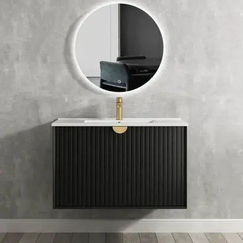 Marlo Wall Hung Vanity with ceramic top Otti Australia