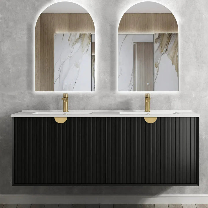 Marlo Wall Hung Vanity with ceramic top Otti Australia
