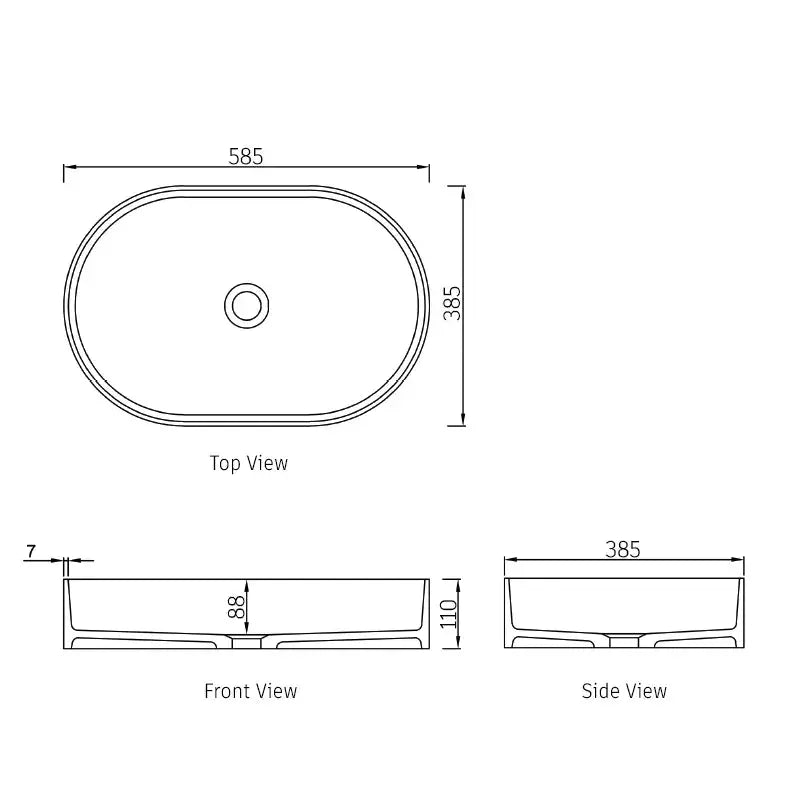 Noosa Solid Surface Basin Otti Australia