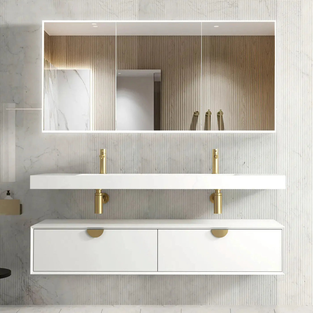 Moonlight Wall Hung Vanity with aquaplane basin Otti Australia