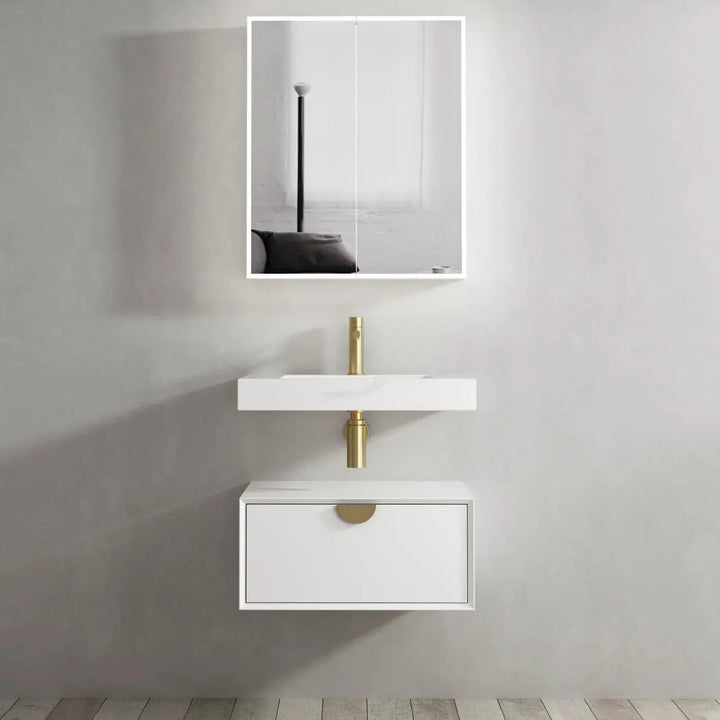 Moonlight Wall Hung Vanity with aquaplane basin Otti Australia