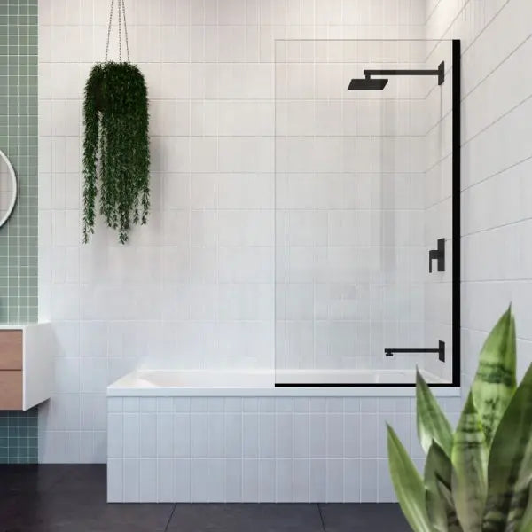 FITZROY PIVOT PANEL BATH SHOWER SCREEN Decina