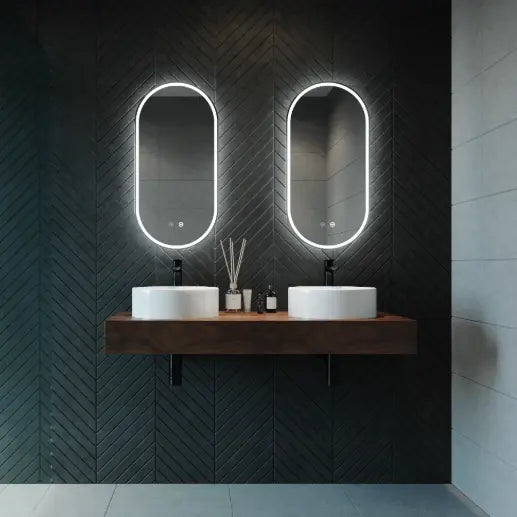 GATSBY 450mm x 900mm  LED Mirror Remer