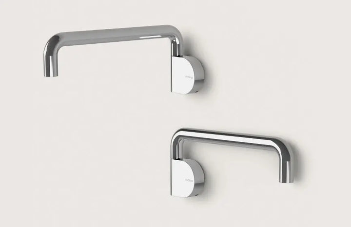 Designer Swivel Bath Outlet 230mm Round, various finishes Phoenix