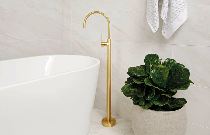 Vivid Slimline Floor Mounted Bath Mixer Phoenix