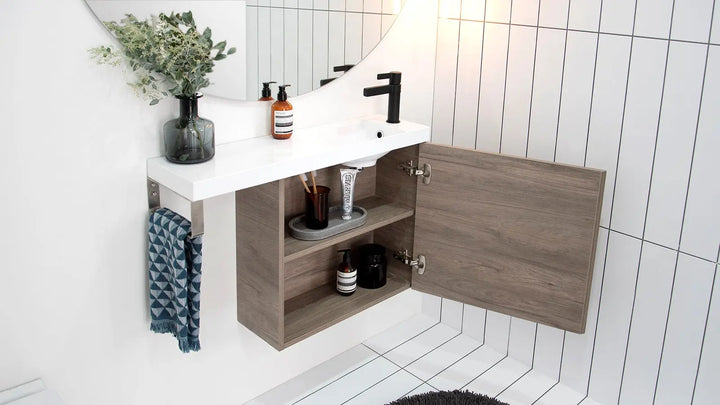 Petite Rail - Slimline Cabinet Design with Integrated Hand Towel Rail ADP