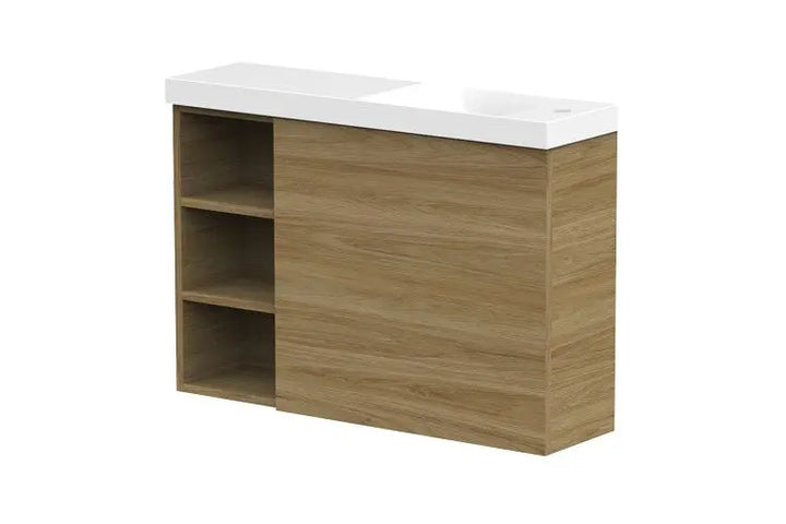Petite Shelf - Slimline Cabinet Design with Open Shelving ADP