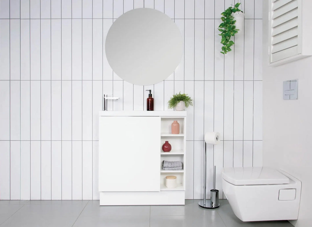 Petite Shelf - Slimline Cabinet Design with Open Shelving ADP