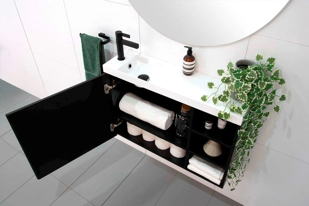 Petite Shelf - Slimline Cabinet Design with Open Shelving ADP