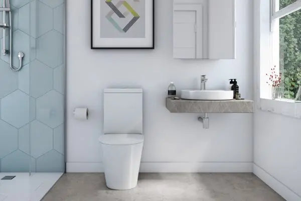 RENEE RIMLESS BACK-TO-WALL TOILET SUITE Decina