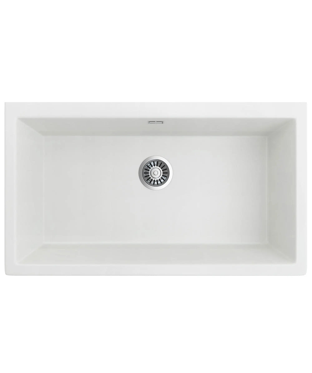 OROS 900 white sink with overflow Seima