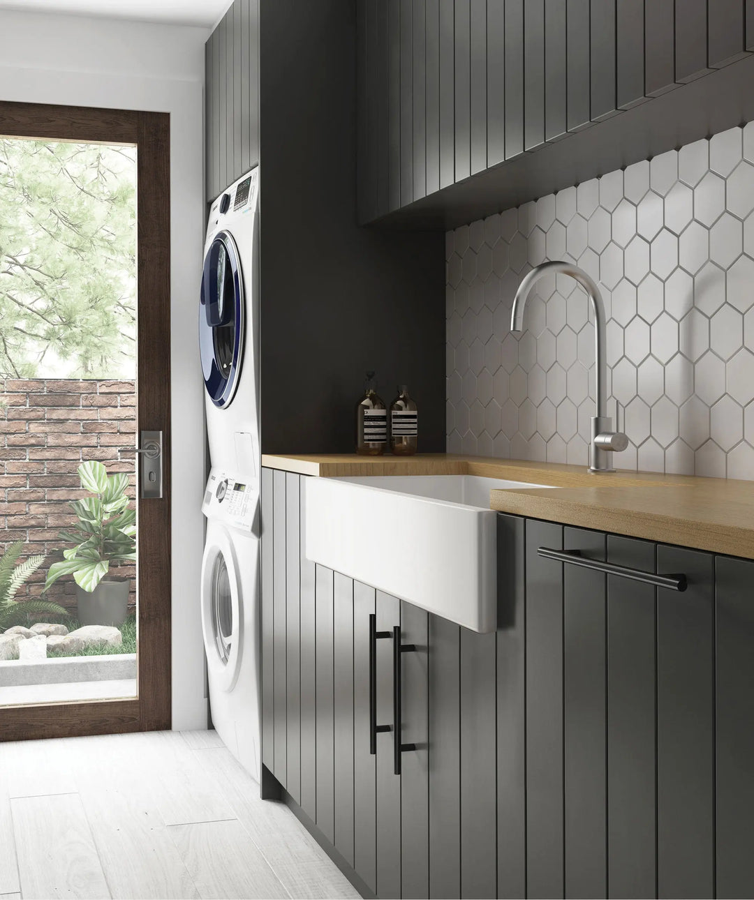 OROS 900 white sink with overflow Seima