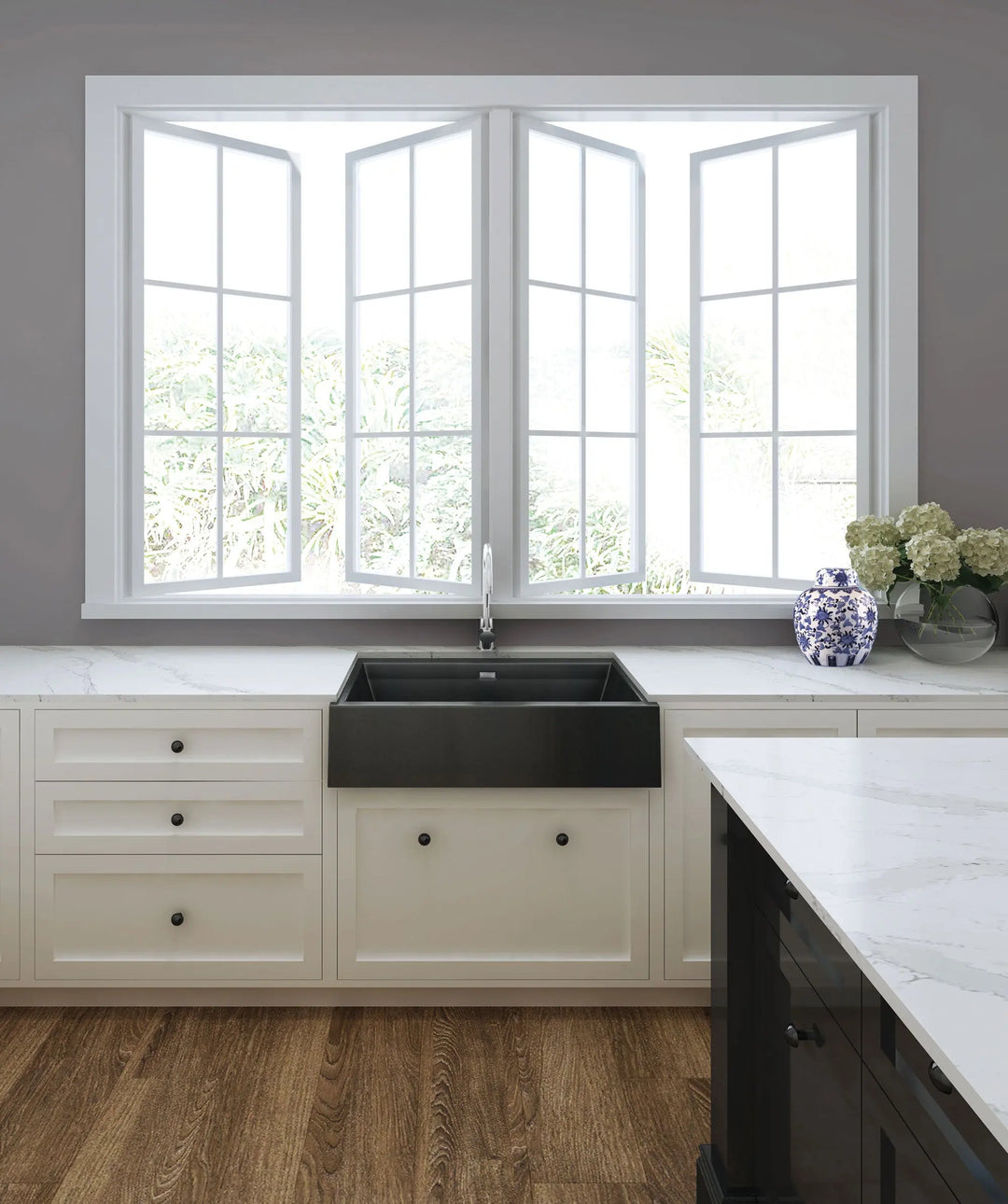 OROS 900 black sink with overflow Seima