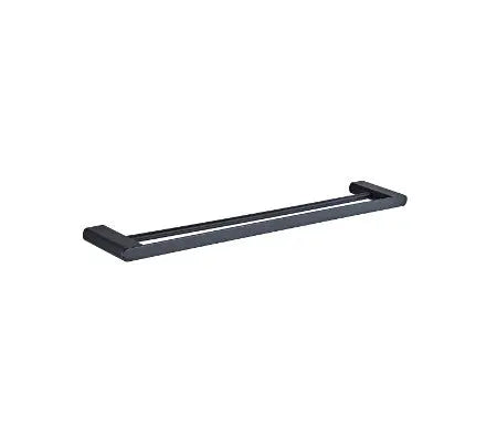 Zoya Double Towel Rail 600/800mm Millennium