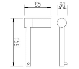 Finesa Toilet Roll Holder Millennium
