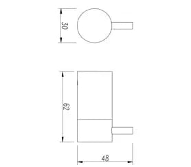 Finesa Robe Hook Millennium